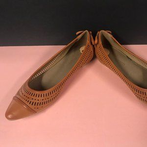 Like new tan flats by Restricted, Size 7